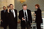 S Javierem Solanou v PS Parlamentu ČR, rok 2002 | Jaroslav Zvěřina
