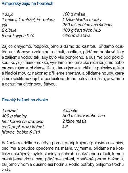 Recepty z kuchyně Jaroslava Zvěřiny, strana 14 | Jaroslav Zvěřina