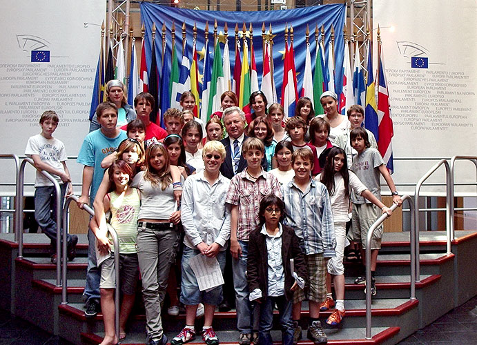 Děti z Francouzského lycea v Praze navštívili Evropský parlament  ve Štrasburku
