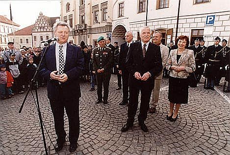 Návštěva prezidentského páru v Táboře, 26.3.2003